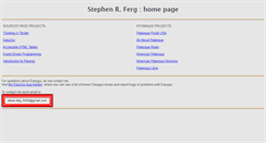 Desktop Screenshot of ferg.org