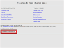 Tablet Screenshot of ferg.org